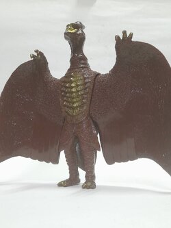 ซอฟ7นิ้ว นกยักษ์โรดาน จากภาพยนตร์ นกยักษ์ล้านปีถล่มโลก Bandai Japan 1991ขนาดตามรูป สภาพดี