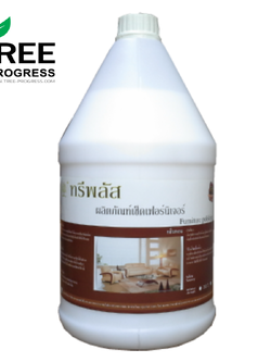 น้ำยาเช็ดเบาะหนังรถยนต์ / เฟอร์หนัง งานไม้ (Furniture Cleaner) ทรีพลัส สีขาวนม กลิ่นหอม 3.8 / 20 ลิตร ทรีพลัส