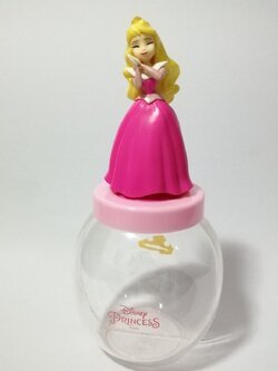 ตุ๊กตาชุดเจ้าหญิงดีสนีย์ ท๊อปเปอร์ขวดโหล พรีเมี่ยมร้านสะดวกซื้อ 7-11 ตัว เจ้าหญิงนิทรา/เจ้าหญิงออโรร่า/Sleeping Beauty ขายพร้อมขวดโหล ฝาด้านบนใช้วางท๊อปเปอร์ได้