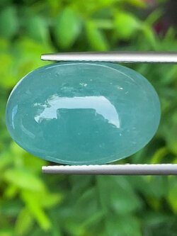 พลอย แกรนดิเดียร์ไรท์ Grandidierite 16.85 กะรัต (Cts.) พร้อมใบเซอร์ พลอยแท้ อัญมณีมงคลประจําวันเกิด เครื่องประดับพลอย