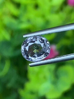 พลอย สปิเนล Spinel 1.42 กะรัต (Cts.) ดิบ Unheated พลอยแท้ อัญมณีมงคลประจําวันเกิด เครื่องประดับพลอย