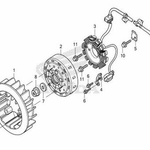 E-7 ล้อแม่เหล็ก/ขดลวดAT