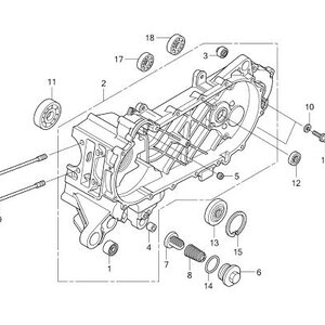 E-15 เรือนเครื่องยนต์ด้านซ้ายAT