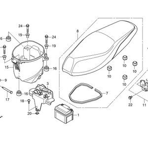 F-14 เบาะนั่ง/กล่องใส่ของ/แบต