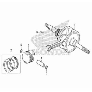 E-16 เพลาข้อเหวี่ยงทั้งชุด AT