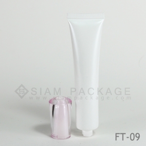 หลอดโฟม หลอดครีม ฝาสีชมพู รหัส FT-09