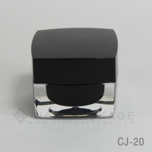 กระปุก อะคริลิค ชาแนล ถ้วยดำ รหัส CJ-20