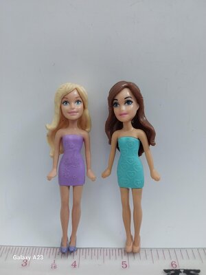 มีหลายภาพ, ตุ๊กตาบาร์บี้ขนาดเล็ก ของแท้แมทเทล 2 ตัว ของมีตามภาพ