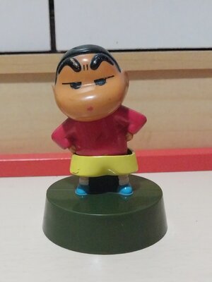 มือ2,มีหลายภาพ,งานไทย พรีเมี่ยมสุกี้เอ็มเคMK ตุ๊กตาไขลาน ชินจัง **ลานเสีย ส่ายเอวต้องโยกเอง มีตำหนิตามภาพ Shinchan