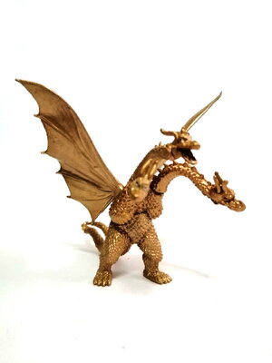 มือ2, มีหลายภาพ, กาชาปอง คิงส์กีโดร่า มังกรสามหัวจากก๊อตซิลล่า 1972 จากหัวถึงปลายหางยาว 5 นิ้ว งานเก่า