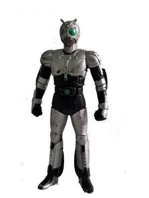 ของสะสม โมเดล ซอฟ4" ชาโดว์มูน Shadow Moon มีตำหนิ ตามภาพ จากซีรีย์ มาสไรเดอร์ Black