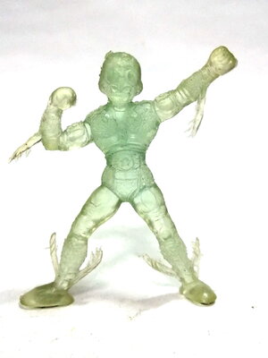 ตุ๊กตุ่นยางแอนท์ สีฟ้าใส ชาโดว์มูน ไม่มีเขา ขนาดตามรูป เก่าเก็บสภาพดี