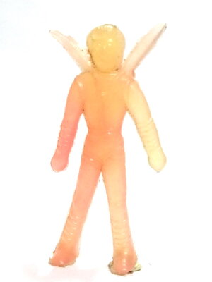 ตุ๊กตุ่น แอนท์ รุ่นแถมจากถุงถั่วรุ่นเก่า ราวปี 2518 สูงราว 2 นิ้ว สีชมพู สภาพดี ไม่หักไม่กาว