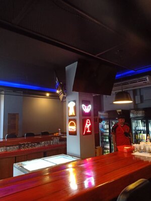 งานผลิต-ติดตั้ง ป้ายหน้าบ้านตัวอย่าง Ocean Town+ป้ายไฟนีออนดัดled flex ตามแบบ