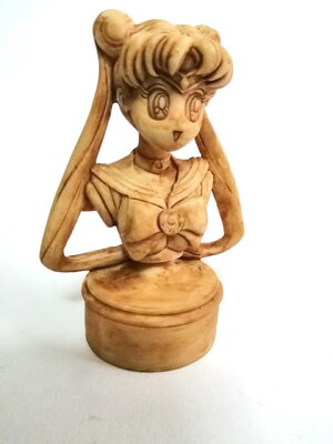 กบเหลาดินสอเรซิน รูปเซลเลอร์มูน เซเลอร์มูน ลงสีเดียว แบบงานประติมากรรม ขนาด 3 นิ้วครึ่ง Sailor moon