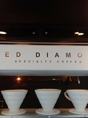 ป้ายสติกเกอร์ติดรถยนต์ - RED DIAMOND SPECIALTY COFFEE