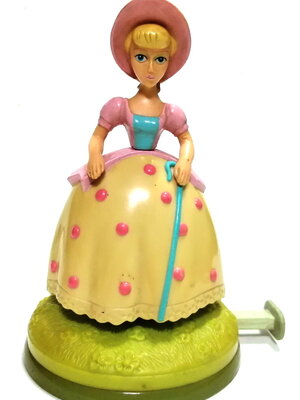 ของเล่น ของสะสม **กลไกบางส่วนไม่สมบูรณ์เก่าเก็บตามเวลา โบพี้ฟ Bo Peep แคแรคเตอร์ตััวสำคัญ จากเรื่อง TOY STORY ทอยส์ สตอรี่ ตัวนี้เป็น พรีเมี่ยมจาก แมคโดนัลด์ สูงราว 14 ซม.
