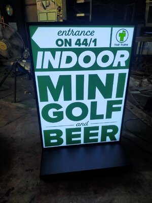 งานป้ายกล่องไฟ