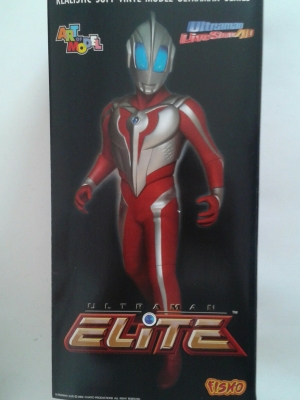 Realistic Soft Vinyl Model Ultraman Series, Ultraman Elite อุลตราแมน อีลิท Ultraman Live Show 4D จาก Fisho สูง 30 ซม. ในกล่องวินโดว์