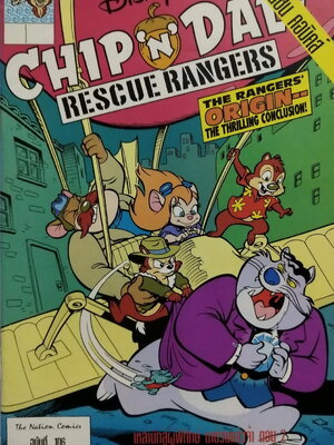 นิตยสารการ์ตูนเก่าภาษาไทย -อังกฤษ ชิป กับ เดล CHIP 'N' DALE ฉบับที่ 106Walt Disney , ตอนเหล่านักสู้ผู้พิทักษ์มาช่วยแล้ว ตอน2
