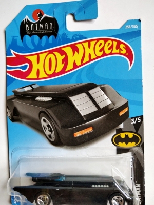 ของเล่น ของสะสม Die cast car, รถเหล็ก Hot Wheels รถฮอตวีลล์แคแรคเตอร์ แบทแมนBatman แบทโมบิล ดิ อนิเมทซีรีย์ Batmobile the Animate Series ของใหม่ในแพค ไม่แกะ