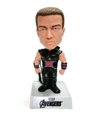 ตุ๊กตาดุ๊กดิ๊ก ฮอร์คอาย Hawk Eye จาก อเวนเจอร์ Avengers ขนาดสูงราว7นิ้วตามรูปสภาพดี
