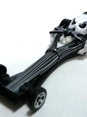 ของเล่น ของสะสม**ไม่มีแพ็ค รถเหล็ก! HOT WHEEL รุ่น JACK SKELETON แจ๊ค สเกเลตั้น แคแรคเตอร์จาก THE NIGHTMARE BEFORE CHRISMAS ไนท์แมร์บีฟอร์คริสมาสต์ ขนาดยาว10ซม. รุ่นปี 2017 แคแรคเตอร์หายาก