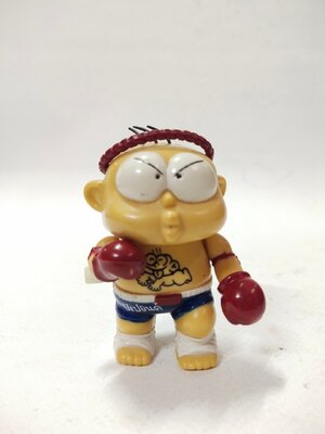 ตุ่นพลาสติก ปังปอน มวยไทย งานเก่าเก็บสะสม มือสองตามสภาพ มีรอยบ้าง