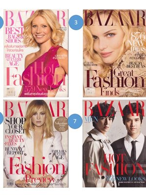 นิตยสารเก่า Bazaar ทั้งไทยและต่างประเทศ กรุณาเลือกแบบ** มีตำหนิบ้าง บางเล่มหน้าหลุดจากสัน