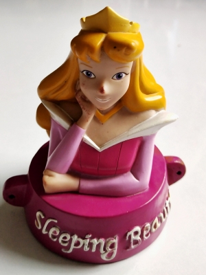 ของสะสมเก่า Topper Sleeping Beauty, ท็อปเปอร์ เจ้าหญิงนิทรา,เจ้าหญิงออโรร่า Princess Aurora **มีตำหนิตามภาพ