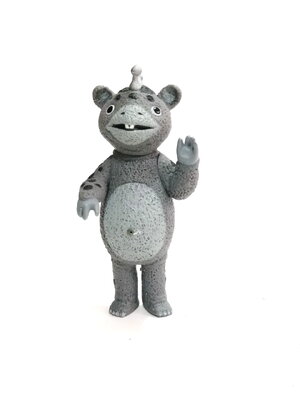 ซอฟ ขนาด3นิ้ว ไคจู บุสก้า (บุสก้าจอมอภินิหาร)รุ่นบุสก้าโบกมือ สีเทา ขนาดตามรูป สภาพดี