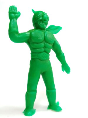 ตุ๊กตุ่นแอ๊นท์ ไอ้มดแดง ไรเดอร์ 2 ขนาด 2 นิ้ว ตามรูป ตัวยางขุ่นกึ่งแข็ง สีเขียว