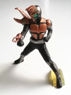 Kashapon กาจาปอง ฟิกเกอร์ มาสไรเดอร์ เคทารอส Masked Rider Ketaros จากภาพยนต์ มาสไรเดอร์ คาบูโตะ ก๊อด สปีด เลิฟ ,Masked Rider Kabuto the Movie,God Speed Love