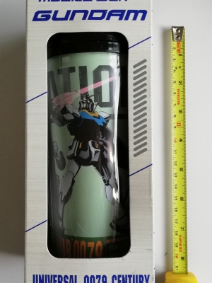 แก้วใส่น้ำร้อน-เย็น ลายกันดั้ม GUNDAM ,ซีออน , กล่องมีตำหนิ ตามภาพ