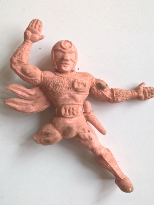 ตุ๊กตุ่น แอ๊นท์ ชำรุด “เด็นจิแมน”, ANTS Old Hero Model Damaged “Denji Man”