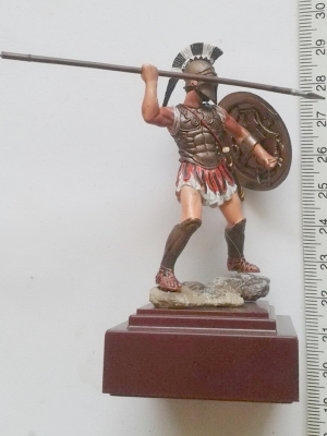 โมเดล ฟิกเกอร์ทหารกรีกโบราณ Historical Figure Museum 34 "Greek Soldier (Hoplite)" B.C.5th Cent.
