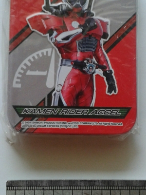 กล่องโลหะ ลาย มาสค์ไรเดอร์ ดับเบิ้ล Masked Rider Double ขนาดตามภาพ มี 6 ลาย