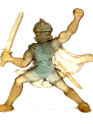 มีหลายภาพ,ตุ่นยางใสสีฟ้าขนาดราว 3 นิ้ว ตุ่น เรดวันมาร์ส จากขบวนการ มาร์สแมน ขนาดราว 3 นิ้ว มือสองสภาพดี มีรอยบ้าง