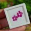 พลอย ชมพู พิ้ง แซฟไฟร์ Pink Sapphire 10 เม็ด 1.57 กะรัต (Cts.) พลอยแท้ อัญมณีมงคลประจําวันเกิด เครื่องประดับพลอย