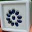 พลอย ไพลิน blue sapphire 5.8 กะรัต (Cts.) 11 เม็ด (Pcs.) พลอยแท้ อัญมณีมงคลประจําวันเกิด เครื่องประดับพลอย
