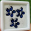 พลอย ไพลิน blue sapphire 8.74 กะรัต (Cts.) 15 เม็ด (Pcs.) พลอยแท้ อัญมณีมงคลประจําวันเกิด เครื่องประดับพลอย