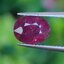 พลอย ทับทิม สยาม (Siam Ruby Sapphire) 1.35 กะรัต (Cts.) พลอยแท้ อัญมณีมงคลประจําวันเกิด เครื่องประดับพลอย