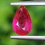 พลอย ทับทิม Ruby sapphire 1.05 กะรัต (Cts.) ดิบ Unheated พลอยแท้ อัญมณีมงคลประจําวันเกิด เครื่องประดับพลอย