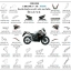 ชุดพลาสติกและเฟรมสี CBR150Rปี2010-14