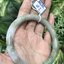 J05C003 หยก พม่า แท้ Jade กำไลหยก 60.2 มม (Jade bracelet) พม่า (Myanmar)