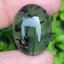 ไหมดำ พรีไนท์ Prehnite with Black tourmaline 30.0 กะรัต Cts. พลอยแท้ อัญมณีมงคลประจําวันเกิด เครื่องประดับพลอย