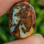 พลอย โบลเดอร์ โอปอล ออสเตรเลีย Australian Boulder Opal 9.80 กะรัต (Cts.) พลอยแท้ อัญมณีมงคลประจําวันเกิด เครื่องประดับพลอย