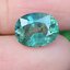 พลอย เขียวส่อง (Bluish Green Sapphire) 4.26 กะรัต (Cts.) พร้อมใบเซอร์ พลอยแท้ อัญมณีมงคลประจําวันเกิด เครื่องประดับพลอย
