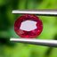 พลอย ทับทิม Ruby sapphire 0.63 กะรัต (Cts) ดิบ Unheated *สีพิเศษ แดงเลือดนก (Pigeon Blood Red)* พร้อมใบเซอร์ พลอยแท้ อัญมณีมงคลประจําวันเกิด เครื่องประดับพลอย