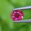 พลอย ทับทิม Ruby sapphire สยาม ดิบ (Unheated ) 0.54 กะรัต (Cts.) พลอยแท้ อัญมณีมงคลประจําวันเกิด เครื่องประดับพลอย